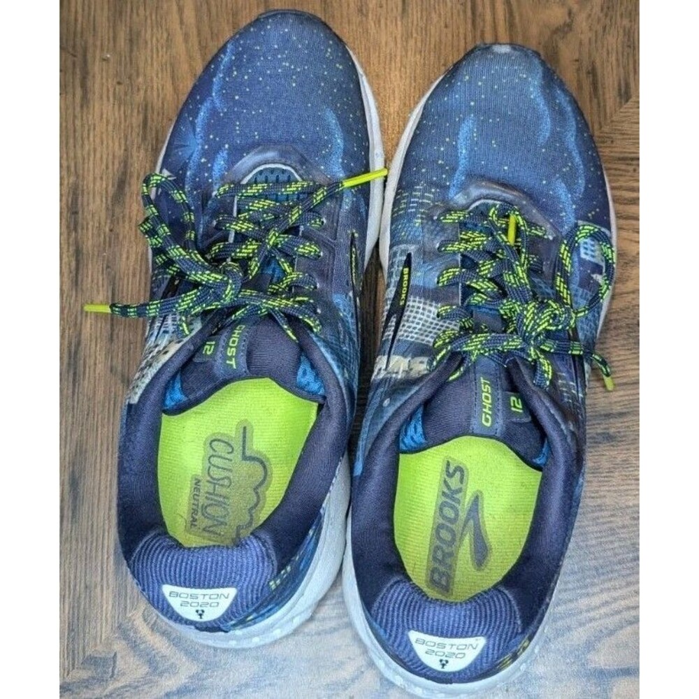 Brooks Ghost 12 Running Shoes Sneakers - Boston Marathon 2020 - Womens Sz 8